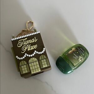 Tiana's Place Green Hand Sanitizer Holder bath and body works